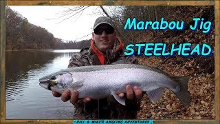 Late November Steelhead  Brown Trout amp Pike on Marabou Jigs [upl. by Sascha]