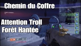 Destiny 2  Forêt hantée Attention Troll  Chemin du Coffre [upl. by Torto396]