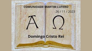 Domingo Cristo Rei  26112023 [upl. by Annoirb]