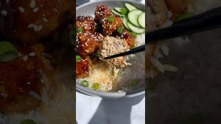 Hoisin Honey Mustard Pork Meatballs  honeymustard [upl. by Chassin126]