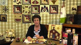 How to applique a Schoolhouse Mini Quilt Block 7 of Jan Pateks Block of the Month [upl. by Ketti]