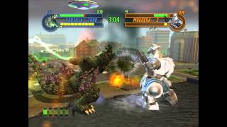 Godzilla Save The Earth  Godzilla 2000 VS MOGUERA HARD [upl. by Clotilda]