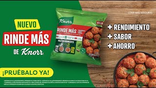 Rinde más de Knorr® [upl. by Hsirehc]