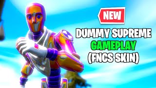 Fortnite Dummy Supreme Skin Gameplay  FNCS Invitational 2022 Bundle [upl. by Primo]