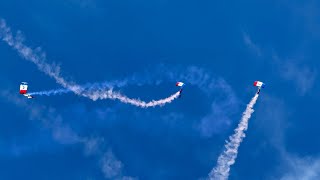 Parachuters at the 2024 Owensboro air show [upl. by Anirhtak]