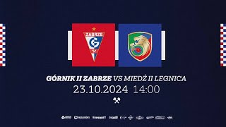 Transmisja meczu Górnik II Zabrze  Miedź II Legnica [upl. by Derry]