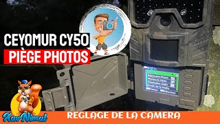 Comment régler une camera chasse CEYOMUR CY50  ceyomur [upl. by Galatia]