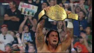 CM Punk vs Edge World Heavyweight Championship [upl. by Hayley]