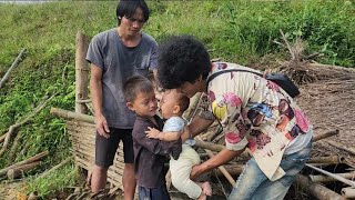 The orphan boy picks wild guavas to sell and makes rice grass on the farm  Lý Hân Ca [upl. by Leland529]