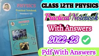 Class 12th Physics Full Parctical Notebook With All Answers [upl. by Acinoed848]