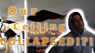 OUR CEILING COLLAPSED  Day In The Life  D1 Athlete  Lifting Baseball Daily Life  Vlog 9 [upl. by Ttenaj100]