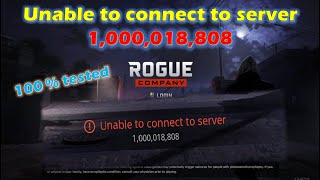 HOW TO FIX ROUGE COMPANY  quotUnable To Connect To Server 1000018808quot  LOGIN ERROR On STEAM 2024 [upl. by Fasa]