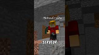 J’ai croisé MICHOU sur mon serveur Minecraft… shorts spawners [upl. by Nahtahoj]