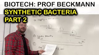 Synthetic Bacteria  part 2  Synthesis of Mycoplasma Genitalium genome [upl. by Brena]