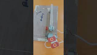 dynamo motor working model school science project viral diy diyproject shorts [upl. by Savell]