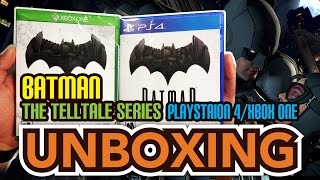 Batman The Telltale Series  Season Pass Disc PS4  Xbox One Unboxing [upl. by Sefton]