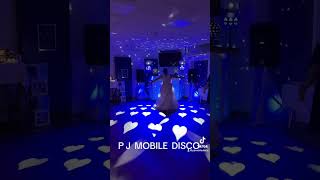 P j mobile disco and events hire wedding day Mr and Mrs Clark tigers club holbeach [upl. by Ttej313]