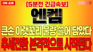 엔켐 주가 전망 quot5분전 긴급속보quot 큰손 아랫꼬리 물량 쓸어 담았다 현구간 절대 매도금지 이번주 추세전환 본격적으로 시작됩니다 엔켐대응전략 엔켐목표가 엔켐분석 [upl. by Rimma353]