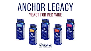 EN Anchor The Legacy yeast range for red wines [upl. by Louth]