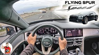 The 2023 Bentley Flying Spur Speed Packs a W12 Wallop POV Drive Review [upl. by Neidhardt]