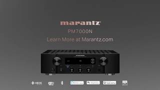 MarantzintroductingthePM7000Nintegratedstereoamplifier [upl. by Maxentia]