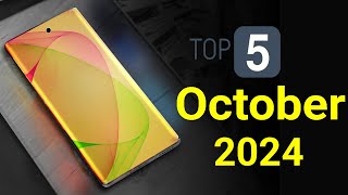 Top 5 UpComing Mobiles October 2024  Price amp Launch Date in india [upl. by Nekal674]