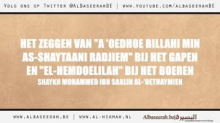 Het zeggen van quotAlhemdoelilahquot bij het boeren l Shaykh Mohammed Ibn Saalih AlOethaymien l [upl. by Dlorah]