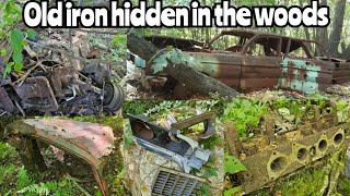 Hunting For ABANDONED Classic Cars In The Woods [upl. by Eppes]