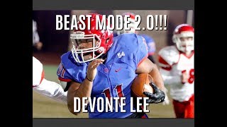 Devonte Lee Highlights  THE NEXT MARSHAWN LYNCH  Beast Mode 20 [upl. by Olenolin]