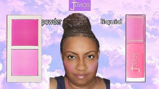 Juvias Place Liquid Blush vs Powder Blush Blush LilyVol 4 [upl. by Suirred]