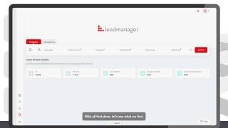 LeadManager  How to Search for a Project [upl. by Ybloc]