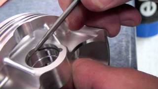 Wiseco Piston Inc  Proper Circlip Installation [upl. by Ithsav]