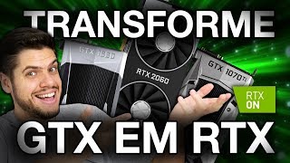 RT ON na GTX 1660 e GTX 1070 Ti vs RTX 2060 Desempenho lado a lado Como ligar RAY TRACING em GTX [upl. by Agamemnon]