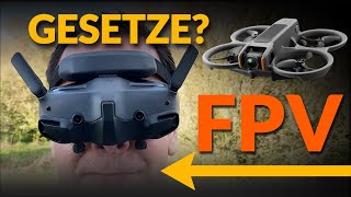 FPV Drohnen und Flug mit FPV Brille  Gesetz EU Drohnenverordnung amp Verbandsregelung [upl. by Samson]