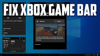 How To Fix Xbox Game Bar Not WorkingNot Opening in Windows 10 [upl. by Anivram]