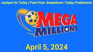 Mega Millions Jackpot for Friday April 5 2024 [upl. by Weitman]