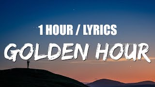 JVKE  Golden Hour 1 HOUR LOOP Lyrics [upl. by Llenel]