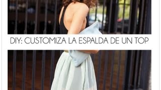 DIY customiza una camisa con espalda de nadadora [upl. by Moira]