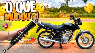 AMORTECEDOR DE 160 NA CG 125 FICA BOM [upl. by Asaph]