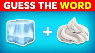 Guess the WORD by Emojis 🤔 Emoji Quiz 101 Words [upl. by Teece]