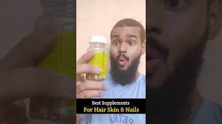 5 Best Supplements For Hair amp Skin Care  shorts supplements skincare haircare nutrition [upl. by Nnahteb]