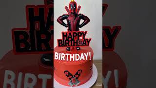 ¡Sorprende al fanático de Deadpool con este increíble pastel personalizado 🎂 PasteldeDeadpool [upl. by Herbst]