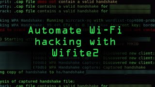 Automate WiFi Hacking with Wifite2 in Kali Linux Tutorial [upl. by Ojela]