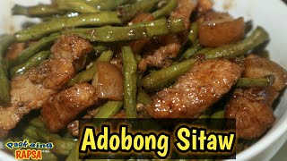 ADOBONG SITAW  how to cook adobo [upl. by Haididej]