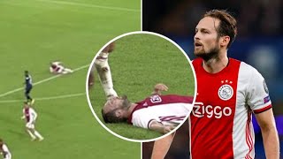 Daley Blind collapses on pitch while playing match for Ajax [upl. by Princess]