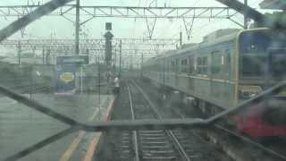 KRL JABOTABEK 中央線 quotHITACHIquot （Ekonomi） 全区間前面展望（Jakarta Kota→Manggarai） [upl. by Eedoj]