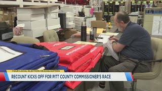 Recount officially underway in Pitt County District 5 race [upl. by Happy]