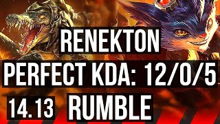 RENEKTON vs CORKI MID  807 Legendary  EUW Challenger  1415 [upl. by Borchert237]