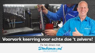 Hoe service je de voorvork keerring  Rintje Ritsma laat t zien  Datonanl [upl. by Dearborn]