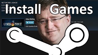 How To Download Games On Steam and Then Install Them [upl. by Assirral]